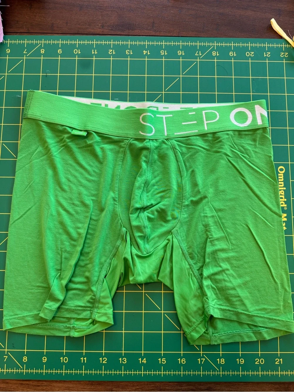 Step One Men's Green Performance Boxer Briefs
